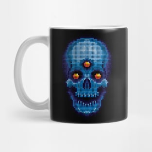 Blue Visionary Skull Mug